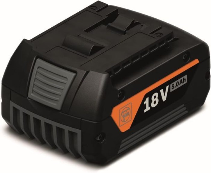 FEIN Akku-Starter-Set GBA 18 V 5.0 Ah AS, 2 Li-Ionen Akkus mit Ladegerät GAL 1880 CV, 92604246010