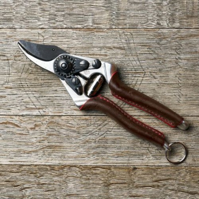 FELCO 6 Elite Gartenschere mit Ledergriff (Rechtshänder) 11941