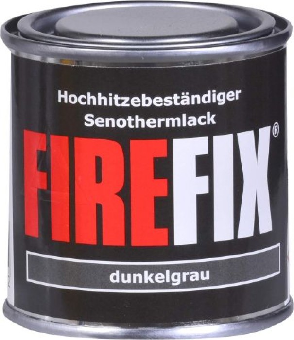 FIREFIX Ofenlack 125 ml Dose Dunkelgrau, Senothermlack, hitzebeständig bis 500 °C, 2014