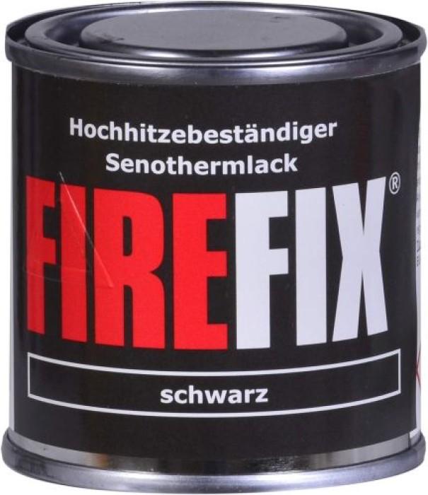 FIREFIX Ofenlack 125 ml Dose Schwarz, Senothermlack, hitzebeständig bis 500 °C, 2013