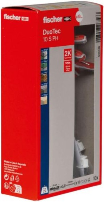 fischer DuoTec Kippdübel 10 S PH LD mit Panhead Schraube, 539026