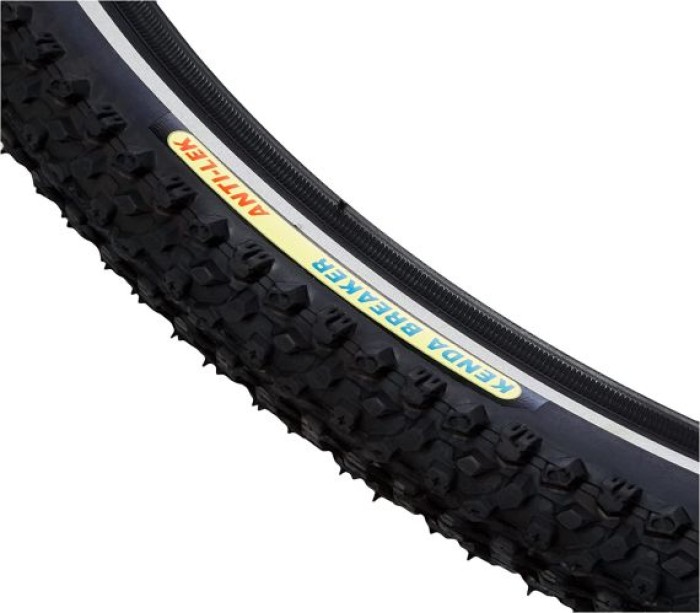 Fischer Fahrradreifen Trekking 28 Zoll / 47-622 ETRTO, schwarz, mit Pannenschutzeinlage, 85003