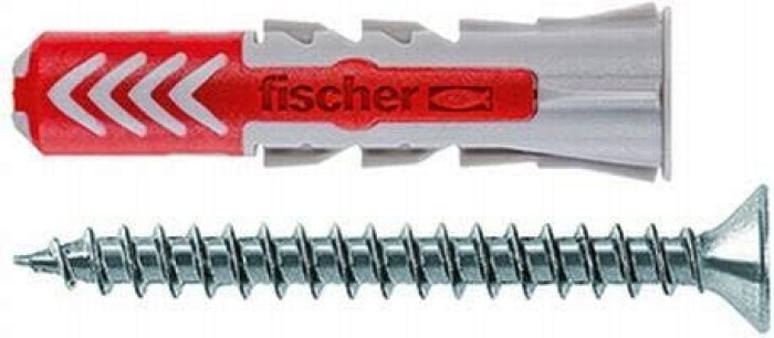 Fischer Meister-Box DuoPower-DuoTec, Werkzeugkiste mit 87 Dübeln und Schrauben, 540093
