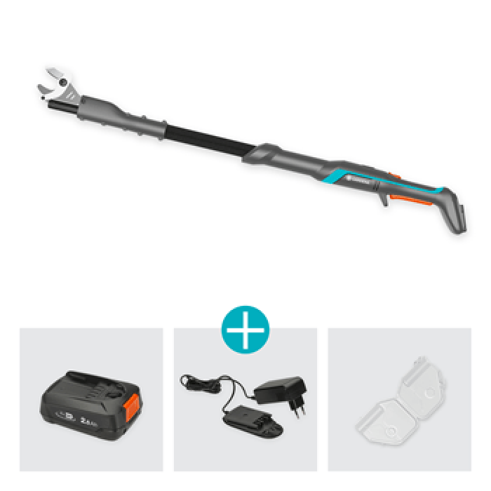 Gardena Akku-Astschere EasyCut 110/18V P4A Ready-To-Use Set, 14772-20