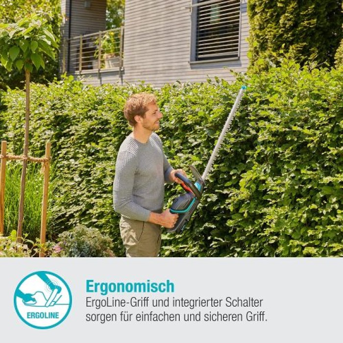 Gardena Akku-Heckenschere ComfortCut 60/18V P4A, solo, 14731-55