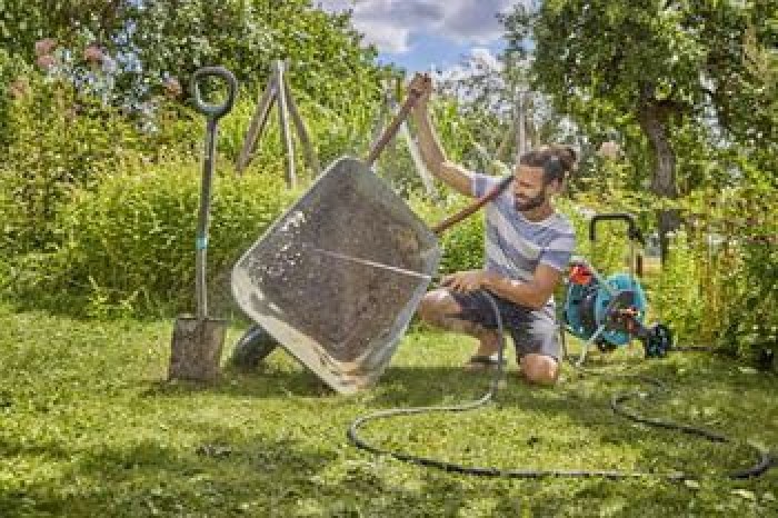 Gardena Textilschlauch Liano Life 25 m Set, 18455-20