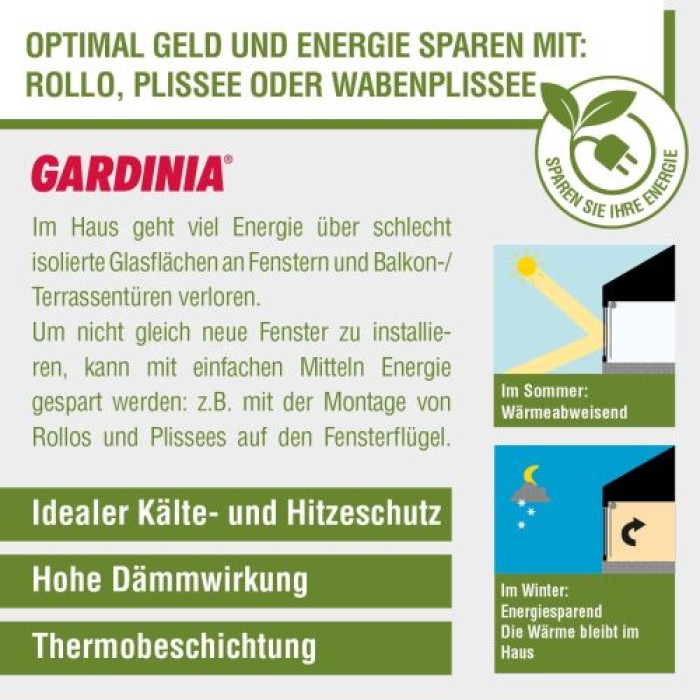 Gardinia Easyfix Thermo Rollo, 60 x 150 cm, Schiefer, 12544
