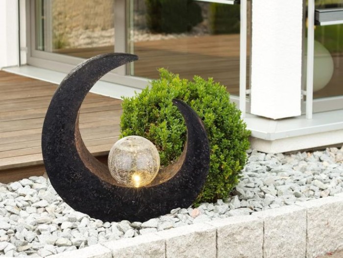 Globo LED Mondsichel Solarleuchte, 33469