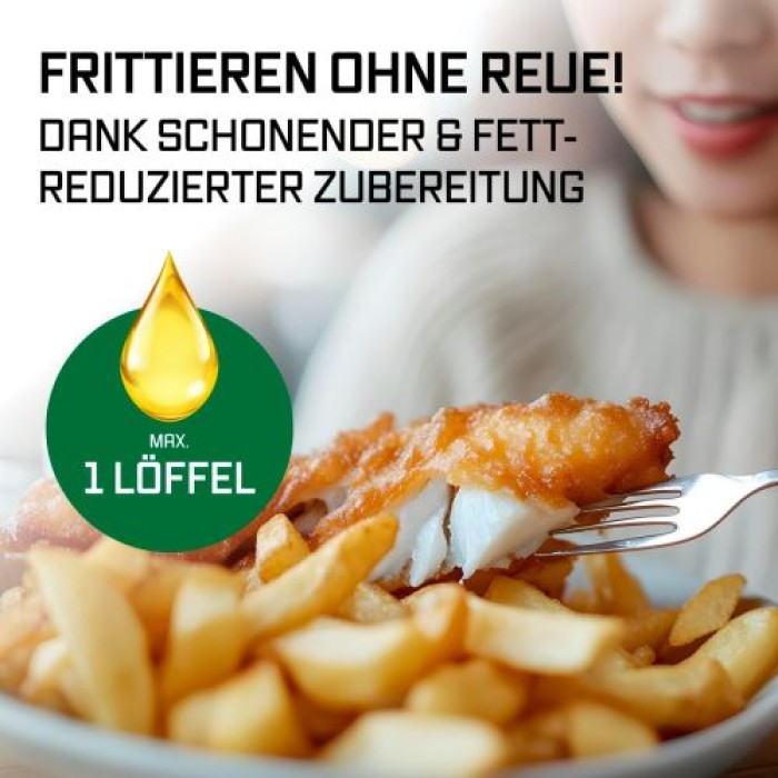 GOURMETmaxx Heißluftfritteuse - 5 L, mit 6 Funktionen, 8 Programmen inkl. Touch-Funktion, 16539