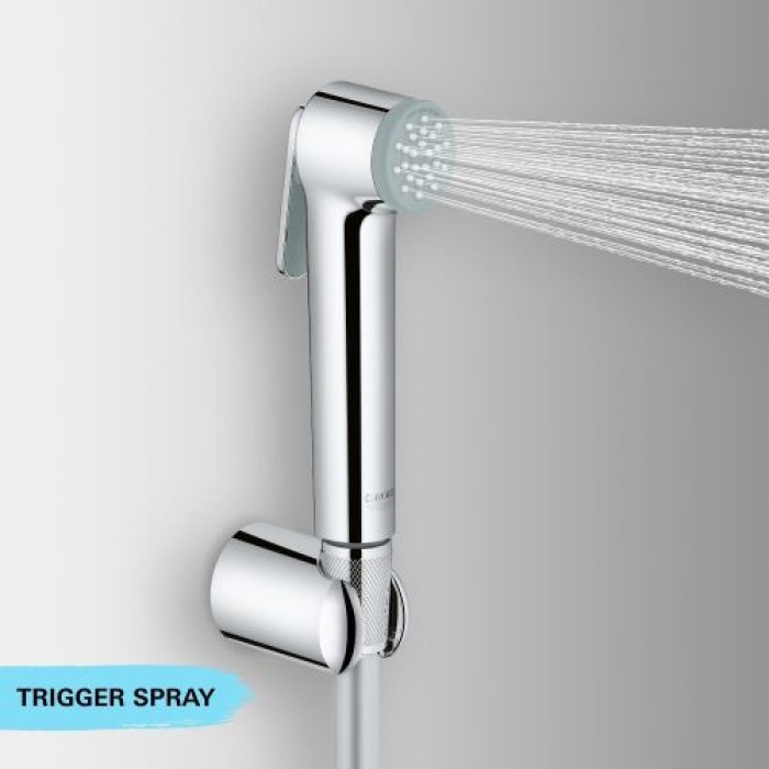 GROHE Vitalio Trigger Spray 30 Duschkopf, 1 Strahlart, mit Druckknopf, chrom, 26351000