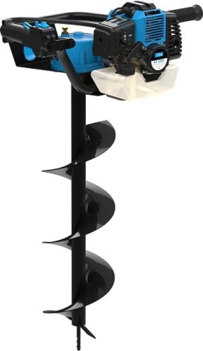 Güde 94139 Motor-Erdbohrer GE 2200 (2-Takt Benzinmotor, 2,2 kW, Primerpumpe) blau/Schwarz 94139