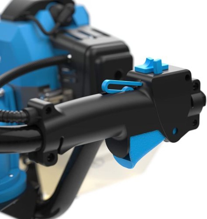 Güde 94139 Motor-Erdbohrer GE 2200 (2-Takt Benzinmotor, 2,2 kW, Primerpumpe) blau/Schwarz 94139