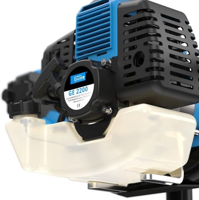 Güde 94139 Motor-Erdbohrer GE 2200 (2-Takt Benzinmotor, 2,2 kW, Primerpumpe) blau/Schwarz 94139