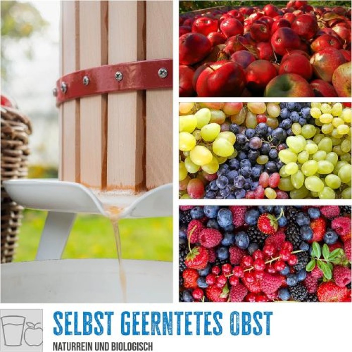 Güde Obstpresse OP 12, Saftpresse und Beerenpresse, mechanische Presse, 12 Liter, 30003