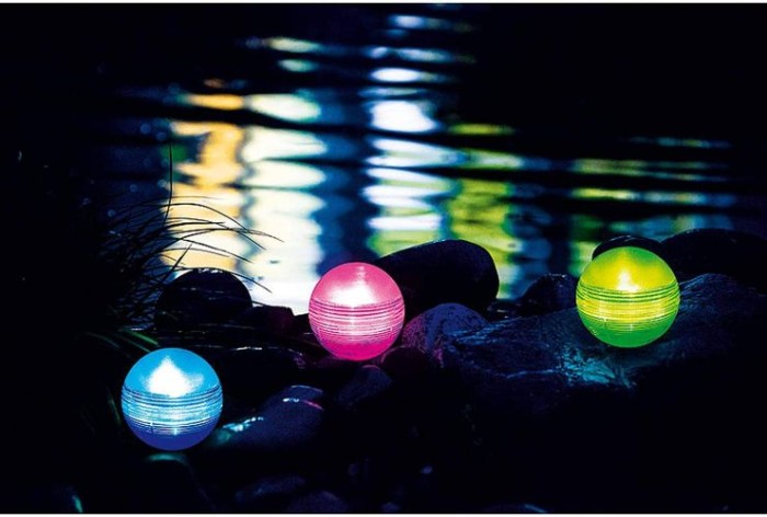 Heissner Floating Ball Light, D=11,5cm 40x12x12 cm Rund Mehrfarbig SL303-00
