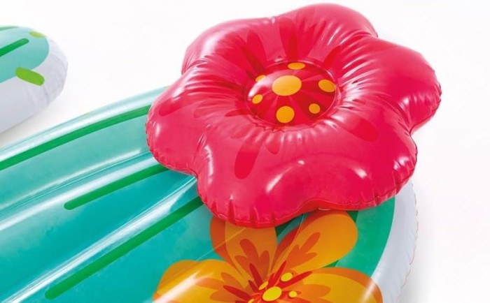 Intex Aufblasbare Luftmatratze Kaktus, Vinyl, Grün, 180x130x28 cm, 158793EU