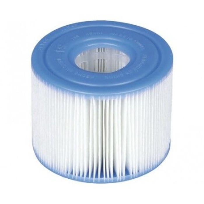 Intex Filterkartusche - Typ S1 - 2 Stück 4,3cm (innen), 10,8cm (außen), 7,5 cm(Höhe) - Single 129001