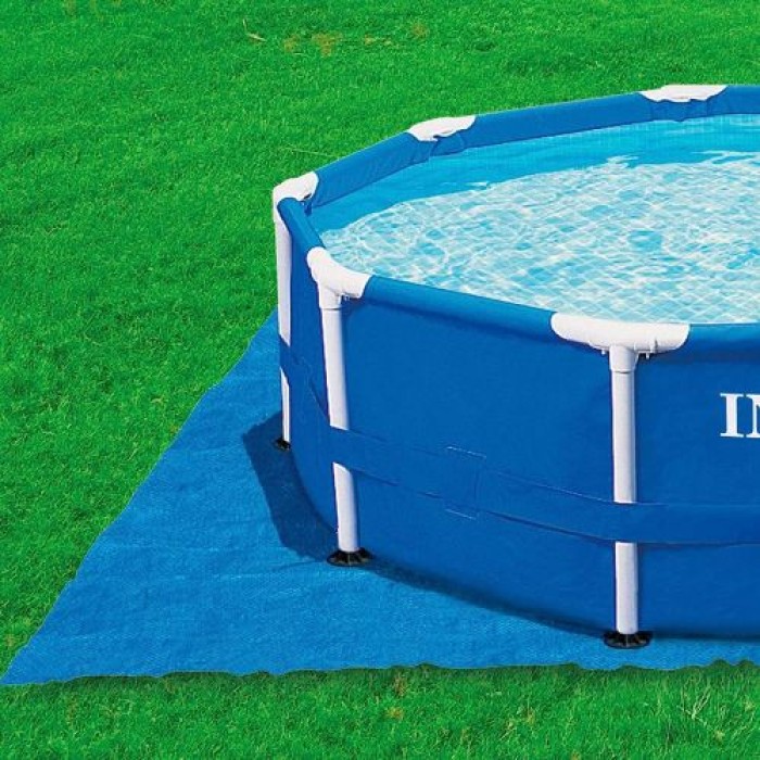 Intex Pool Bodenplane - 4,72 m² - Für Easy Set und Frame Pools von 244 - 457 cm, 128048