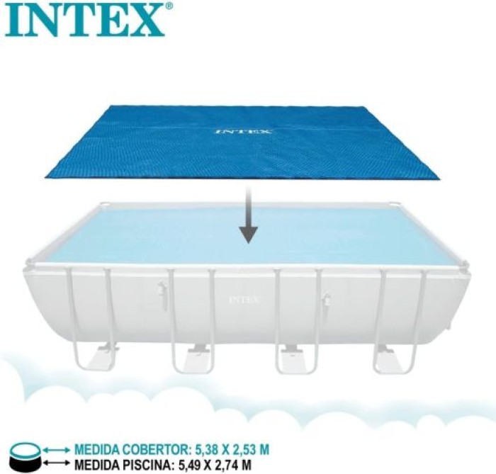 Intex Solarabdeckplane für Ultra Frame rechteckig, 549 x 274 cm, 128016