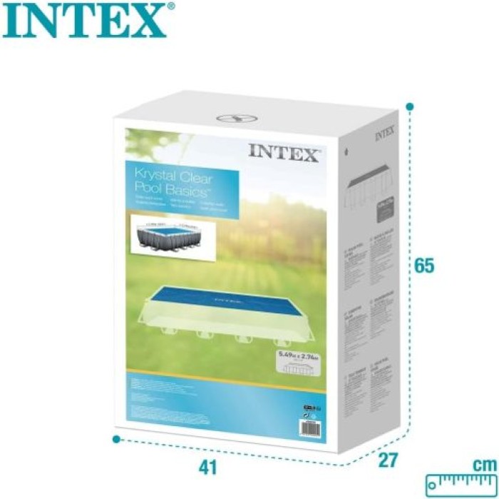 Intex Solarabdeckplane für Ultra Frame rechteckig, 549 x 274 cm, 128016
