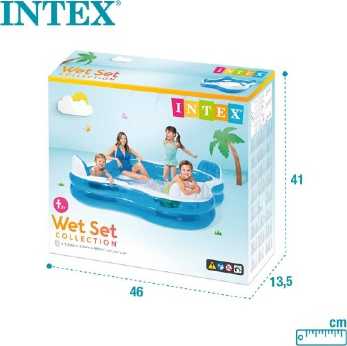 Intex Swim Center Family Lounge, 229x229x66 cm,  I03400170