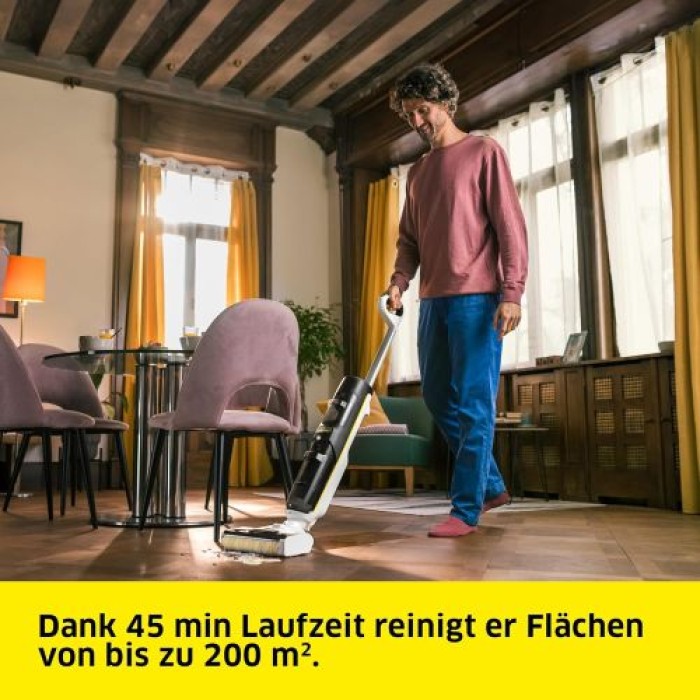 Kärcher Saugwischer FCV 4, kabelloser Saugwischer mit 4 Reinigungsmodi, 1.056-131.0