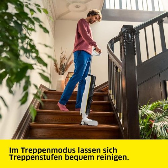 Kärcher Saugwischer FCV 4, kabelloser Saugwischer mit 4 Reinigungsmodi, 1.056-131.0