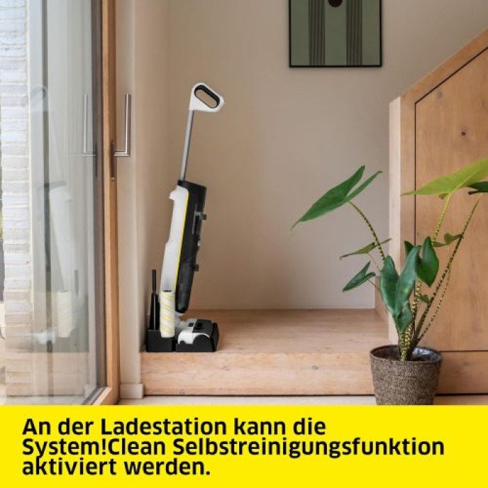 Kärcher Saugwischer FCV 4, kabelloser Saugwischer mit 4 Reinigungsmodi, 1.056-131.0