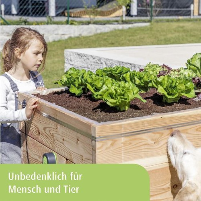 Kerbl SnailStop Elektrischer Schneckenzaun Starter-Set, Schutz vor Schnecken für Gärten,  291130