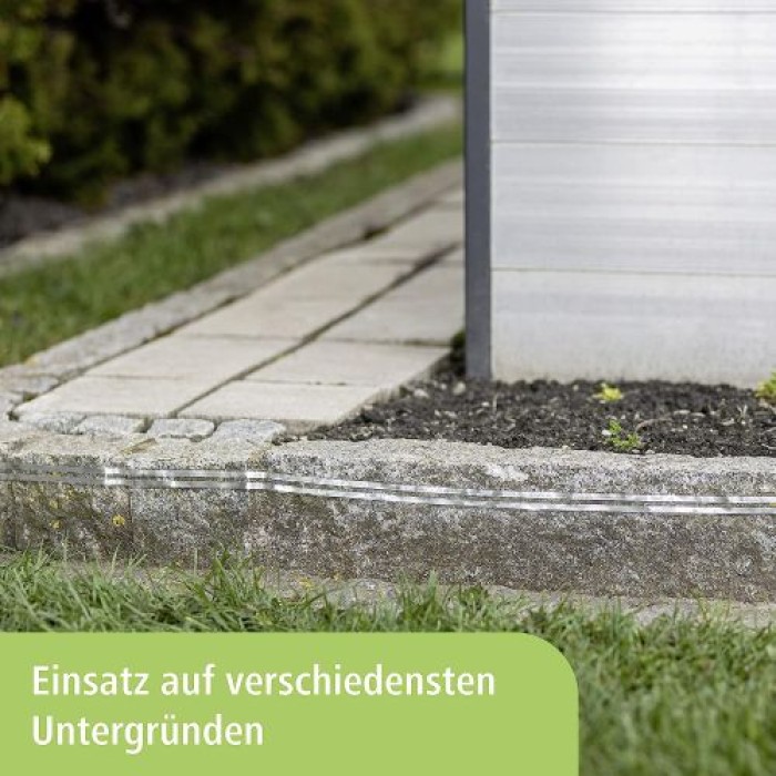 Kerbl SnailStop Elektrischer Schneckenzaun Starter-Set, Schutz vor Schnecken für Gärten,  291130