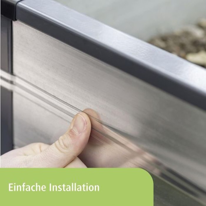 Kerbl SnailStop Elektrischer Schneckenzaun Starter-Set, Schutz vor Schnecken für Gärten,  291130