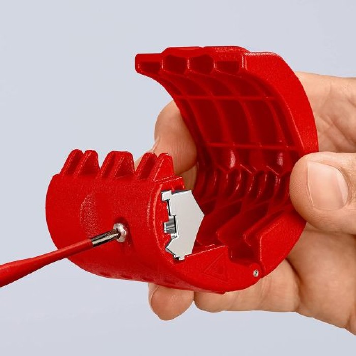 KNIPEX BiX® Schneider für Kunststoffrohre und Dichthülsen 90 22 10 BK