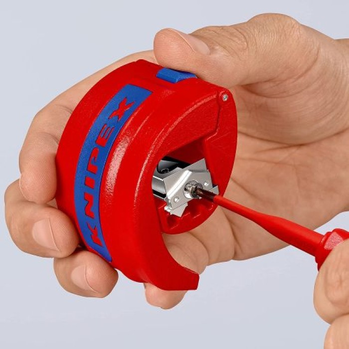 KNIPEX BiX® Schneider für Kunststoffrohre und Dichthülsen 90 22 10 BK