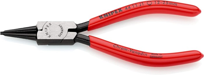KNIPEX Sicherungsringzange für Innenringe in Bohrungen, 140 mm, 44 11 J1