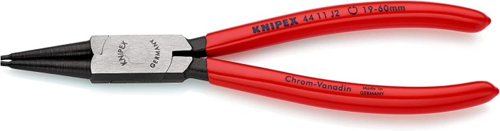 KNIPEX Sicherungsringzange für Innenringe in Bohrungen, 180 mm, 44 11 J2