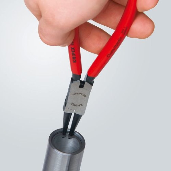 KNIPEX Sicherungsringzange für Innenringe in Bohrungen, 180 mm, 44 11 J2