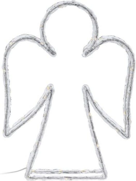 Koopman LED Engel aus Metall, 31x5x23cm, 50 LEDs, ANC000280