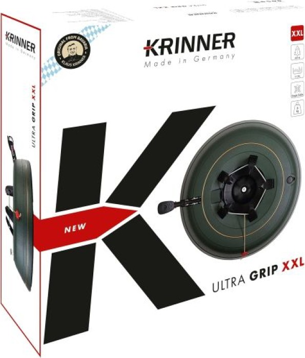 KRINNER® Ultra Grip XXL Christbaumständer, 11,0 Liter Wassertank für Baumhöhe bis 4m, 94255