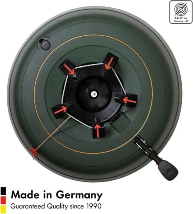 KRINNER® Ultra Grip XXL Christbaumständer, 11,0 Liter Wassertank für Baumhöhe bis 4m, 94255
