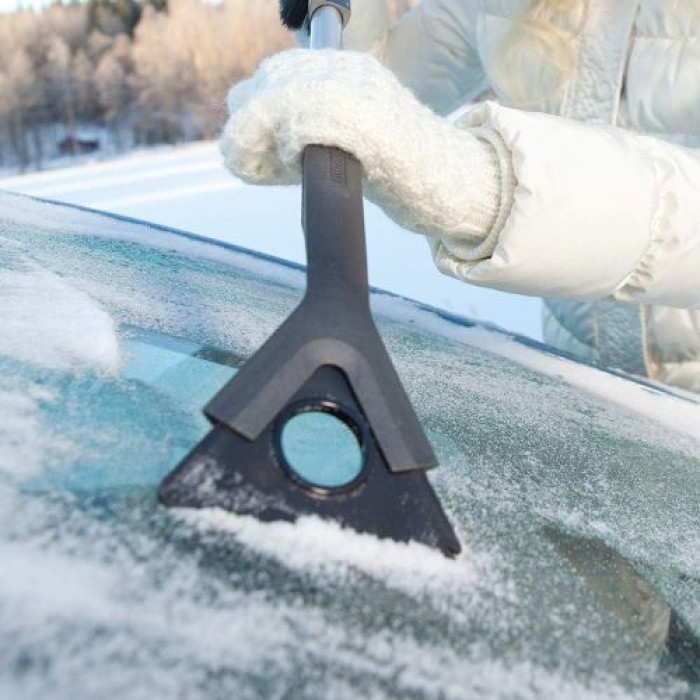 Kungs MEGA-IS Schneebesen mit Eiskratzer, Grau, 4569