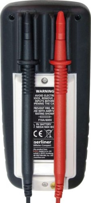 LASERLINER MultiMeter-Compact - Multimeter, Spannungs- und Strommessung, 083.034A