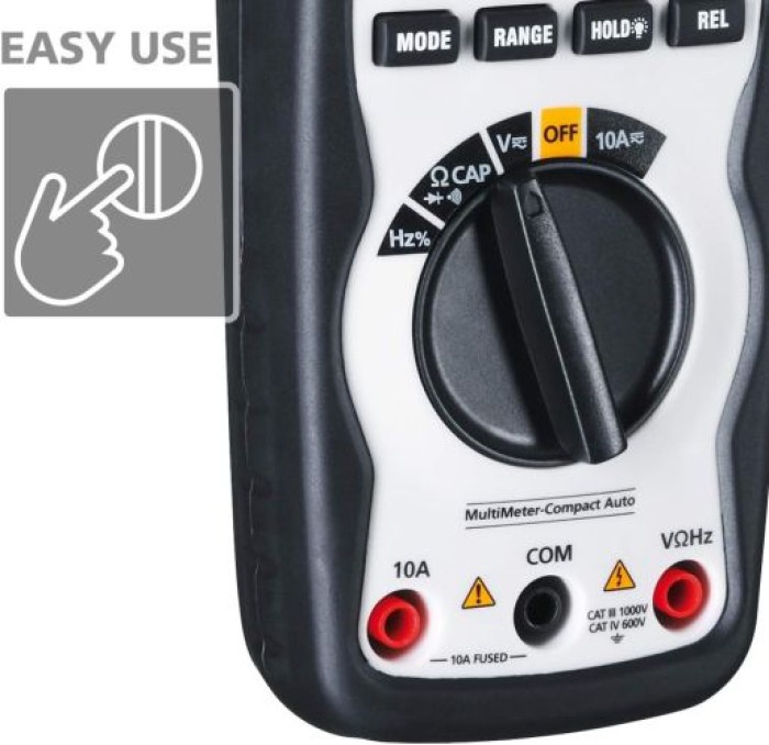 LASERLINER MultiMeter-Compact - Multimeter, Spannungs- und Strommessung, 083.034A