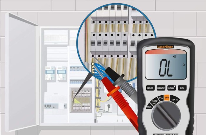 LASERLINER MultiMeter-Compact - Multimeter, Spannungs- und Strommessung, 083.034A