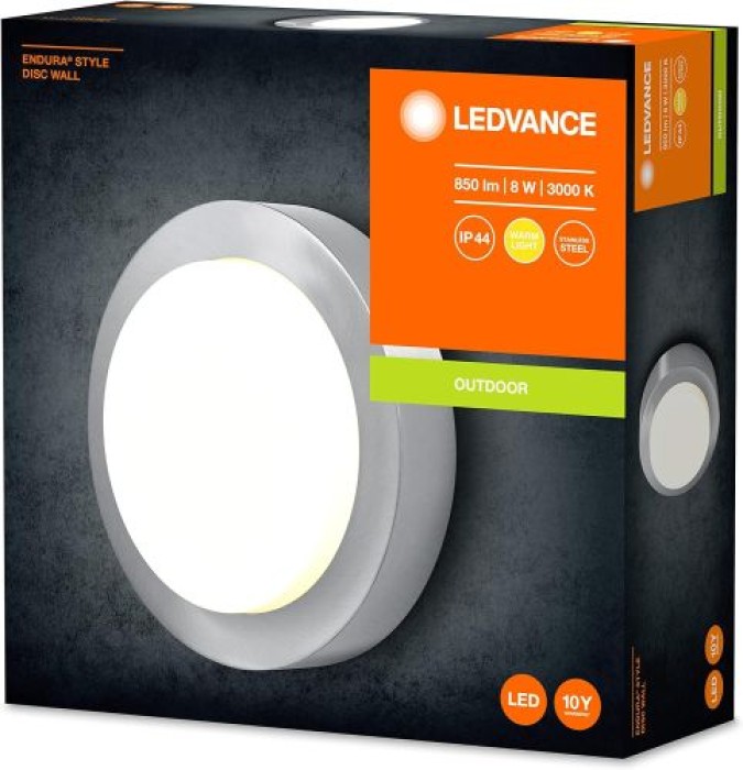 LEDVANCE Endura Style Disc Wand- und Deckenleuchte, 3000K warmweiß, 564121