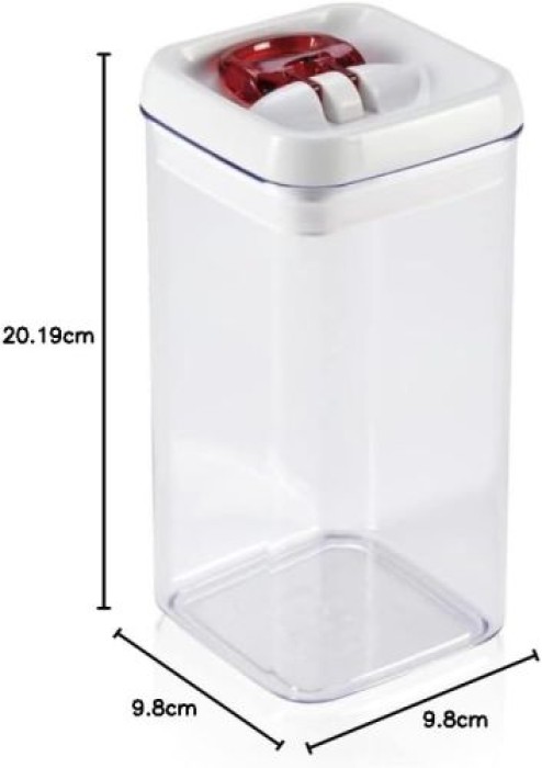 Leifheit Fresh and Easy Vorratsbehälter 1200 ml, eckig, stapelbar, 31210