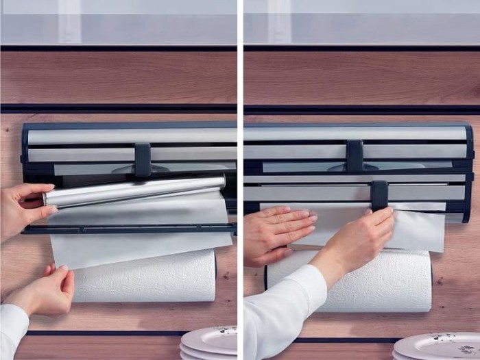Leifheit Wandrollenhalter Parat Royal II, für 3 Rollen, 25793