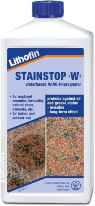 Lithofin Fleckstop W, Macht Wasser und Öl abweisend,1 Liter, 094-11