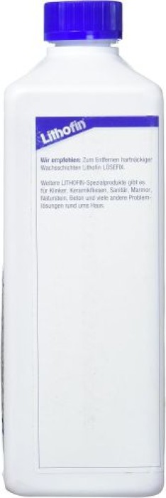 Lithofin MN Zementschleier- und Rostentferner, Reiniger für säurefeste Natursteine, 1 Liter, 162-11