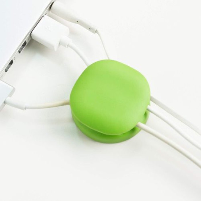 MLINE Cable Candy, Kabelhalter und Kabelführung, Turtle grün, CC007