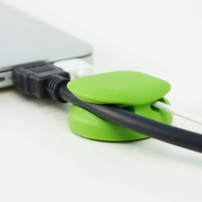 MLINE Cable Candy, Kabelhalter und Kabelführung, Turtle grün, CC007